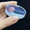 1pc D60mm Glued Objective Lens - 60F410 Fused Blue-Coated Chromatic Aberration Lens for Astronomical Telescopes(D62F287 Green Film) view 2