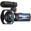 5K 64MP WiFi Camcorder with Night Vision, 18X Zoom & 3.0" Touch Screen - 32GB SD Card Bundle, Remote Control, Microphone Included - Vlogging Camera for YouTube, Outdoor Recording, Compatible with PC view 1