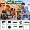 5K 64MP WiFi Camcorder with Night Vision, 18X Zoom & 3.0" Touch Screen - 32GB SD Card Bundle, Remote Control, Microphone Included - Vlogging Camera for YouTube, Outdoor Recording, Compatible with PC view 2