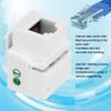 Chiffonade 5Pcs RJ11 Telephone Voice Module - Single Port Cat 3 Network Engineering Integrated Wiring Accessory with Dust Cover view 2