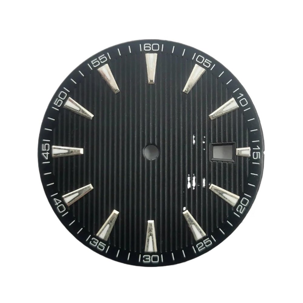 33.5mm NH35 Dial 8215 ETA 2824 Dial Luminous Dial Fit For NH35 NH36 8215 ETA 2824 2836 Movement Watch Face(Clear,ETA 2824 Movement)