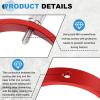 PATIKIL 102mm Diameter Adjustable Guiding Scope Rings, 2pcs Metal Guide Scope Rings for Telescope Guide Tube, Red view 4