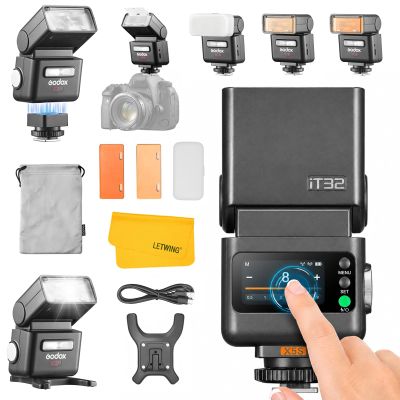 GODOX IT32 TTL Camera Flash with X5S Flash Trigger for Sony A7 III ZV-E10