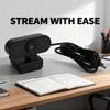 WIHFHGZ 1080P HD Webcam with Built in Microphone USB2.0, Adjustable 360 Degree Rotation for Desktop Laptop PC - Plug and Play, Noise Cancelling Audio, Online Class Video Streaming view 4
