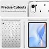 AdorableWhimsy Cute Polka Dot Case for iPad Air 11" M3 2025/M2 2024/iPad Air 5 2022/Air 4 2020 10.9" Cute Preppy Aesthetic Design Clear Protective Slim Tablet Cover Shockproof Transparent Hard Shell view 2