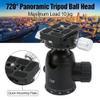 720 Panoramic Ball Head Tripod, Aluminum Alloy, Quick Installation, 10kg Load Capacity - Rotation, Calibration Values, Ideal for Photography and Video view 2