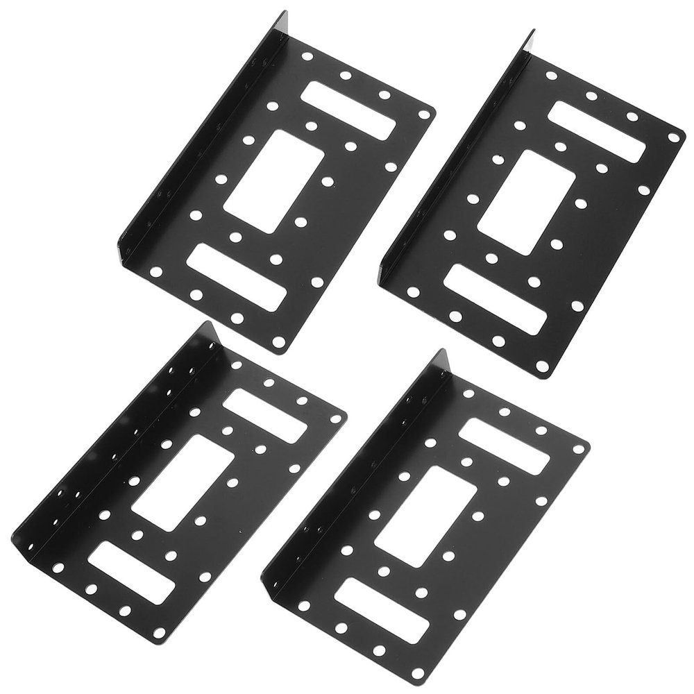 MERRYHAPY 4pcs SSD Mounting Bracket Kit for Desktop Solid State Drive and Hard Drive Adapter Quick Installation for Home Office Data Storage
