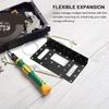 MERRYHAPY 4pcs SSD Mounting Bracket Kit for Desktop Solid State Drive and Hard Drive Adapter Quick Installation for Home Office Data Storage view 3