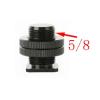 1/4" to 3/8" 5/8 Male to Female Double Layer Thread Screw Mount Adapter Tripod Plate Screw Mount for Camera Flash Tripod Mic Excellent(H) view 3