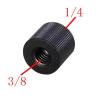 1/4" to 3/8" 5/8 Male to Female Double Layer Thread Screw Mount Adapter Tripod Plate Screw Mount for Camera Flash Tripod Mic Excellent(H) view 4