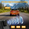 3 Channel 4K Dash Cam Front and Rear Inside, Wide-Angle 360 Camera for Car with 64GB Card Included, Durable Material Dash Camera with Loop Recording, Night Vision, G-Sensor, 5GHz WiFi, 24Hr Parking view 3