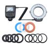 WEISUYUUS Professional Rings Flashes Light with LCD Controller 7 Brightness Mode and 8 Adapters for DSLR Camera Photography Enthu view 3