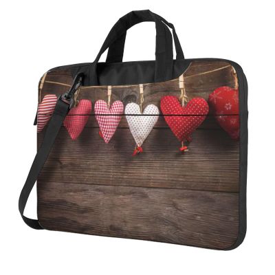 Valentine'S Hearts Print Laptop Sleeve Case Computer Bag With Handle Compatible Carrying Bag With 13-15.6 Inch