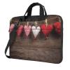 Valentine'S Hearts Print Laptop Sleeve Case Computer Bag With Handle Compatible Carrying Bag With 13-15.6 Inch view 1