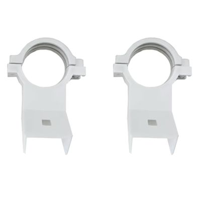 Koussive 2X KU Band LNB Holder for Satellite Dishes 20mm Plastic Bracket, Weatherproof for Multiple Dish Sizes