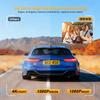 3 Channel Dash Cam, Ultra HD 4K+1080P+1080P & 170+150+150 Wide-Angle Dash Cam Front and Rear Inside, 64GB Card Included, G-Sensor, Loop Recording, 24H Parking Monitor, Night Vision, 5GHz WiFi view 2