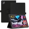 AIJAKO Tablet Case for Raemond K30 10 Inch Tablet, Premium PU Leather Folio Folding Stand Protective Case Cover with Hand Strap Magnet for Raemond K30, Black view 1
