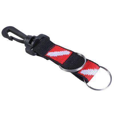 Pjeghbvop Scubas Diving Gear Holder Lanyard With 2 Keyrings Dives Camera Light Keeper Holder Enduring Camera AntiLost Lanyard Strap