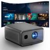 Boss S8A 4K Projector, 7000 Lumens, Android 12, 3GB RAM 128GB Storage, Actual 3D, WiFi & Bluetooth, Home Theater Projector with Free 60" Screen & Mount, Netflix/Prime/YouTube Compatible view 2