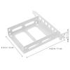 SEWACC Metal Hard Drive Mount Tray for PCI Slot Rear Panel Drive SSD Bracket with Easy Installation Compatible with Multiple PC Cases Metal Construction for Organized Storage Expansion view 2