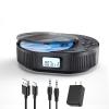 Portable CD Player, Bluetooth CD Player with Speakers, CD Players for Home, Boombox CD Player for Car, Supports FM Radio/AUX/USB/Remote Control/Timer/Repeat, Black view 1