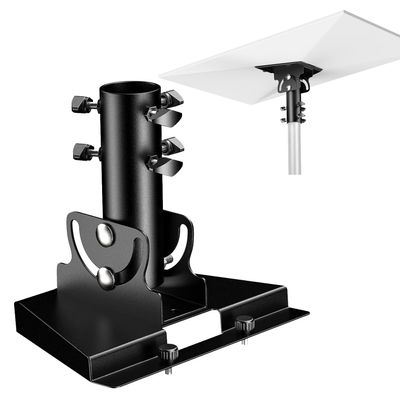 Starlink Gen 3 Mount, Starlink Pole Mount, Starlink Mounting Kit for Starlink Standard Dish V3fits masts from 1.1-2.1in (28-54mm).Starlink gen 3 Pipe Adapter can be Adjusted from 90-180,Black