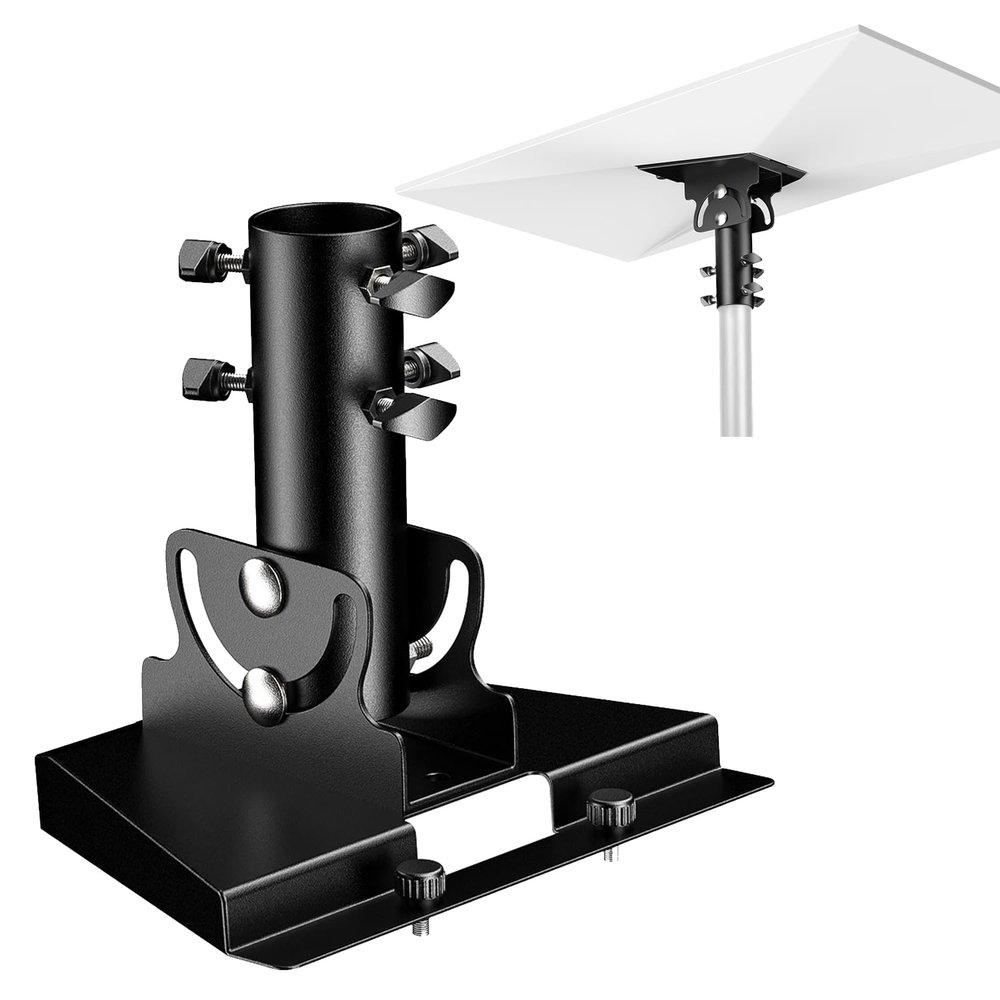 Starlink Gen 3 Mount, Starlink Pole Mount, Starlink Mounting Kit for Starlink Standard Dish V3fits masts from 1.1-2.1in (28-54mm).Starlink gen 3 Pipe Adapter can be Adjusted from 90-180,Black