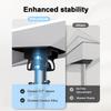 Starlink Gen 3 Mount, Starlink Pole Mount, Starlink Mounting Kit for Starlink Standard Dish V3fits masts from 1.1-2.1in (28-54mm).Starlink gen 3 Pipe Adapter can be Adjusted from 90-180,Black view 3