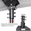Starlink Gen 3 Mount, Starlink Pole Mount, Starlink Mounting Kit for Starlink Standard Dish V3fits masts from 1.1-2.1in (28-54mm).Starlink gen 3 Pipe Adapter can be Adjusted from 90-180,Black view 4
