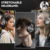 Bywulanda Headphones Wired with Mic and Volume Control, Over Ear Wired Headphones, Lightweight, Foldable Corded Stereo 3.5mm Headset for Tablet/Chromebook/Computer/Adult/Teens(Black) view 3