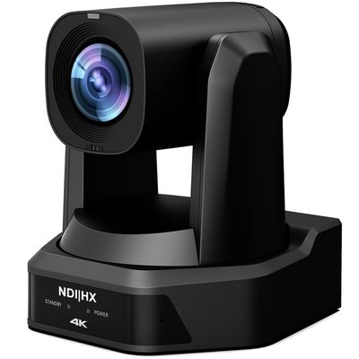4K NDI PTZ Camera 30FPS, 4KP30 AI Auto-Tracking 20X Optical Zoom Video Conference Camera with USB 3G-SDI HDMI LAN POE Outputs Live Streaming for Church Worship Conference Events