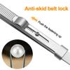 EWUROI Stainless Steel Tweezers Adjustable Slide Lock Antistatic Jewelry Making Tool Repair Tools view 3