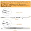 EWUROI Stainless Steel Tweezers Adjustable Slide Lock Antistatic Jewelry Making Tool Repair Tools view 4