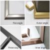 1 2 4 5 Pieces Stainless Steel Cable Raceway, Wide Channel Wire Management for Laboratory/Shopping Mall/Computer Room, Cables Trough Concealer, Easy to Install(B- 4 PCS,L x Outer Width 79in x 3.1in) view 4
