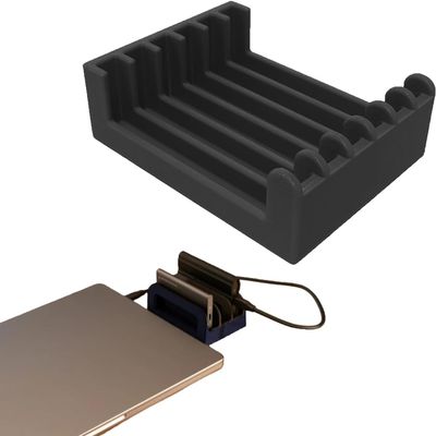 for Samsung SSD/T5/T7/T7/T9 Holder Organizer Stand Solid State Drive Organizer, Vertical Space-Saving Organizer with Non-Slip Base, Non-Slip Base (Black)