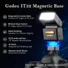 Godox IT32 Camera Flash-LCD Touchscreen Control,Flexible Flash Head,Built-in Reflector and Diffuser,LED Modeling Light,Compatible with Godox X5, X3, X2T, XPro, and XPro II Flash Triggers view 4
