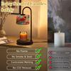 Candle Warmer Lamp with Timer and Dimmer, Vibrant Red Cardinal Branch Stained Glass Art Wax Melt Warmer with 4 Bulbs, House Warming Birthday Gifts for Women Mom New Home Decor view 3