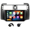 2+32G Car Stereo Radio Fit for Toyota 4Runner 2009-2019, Android 13 Wireless for CarPlay Stereo Screen with Android Auto, 9" Car Radio with Bluetooth GPS WiFi SWC Mirror Link + AHD Backup Camera view 1