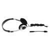 Luxshiny Retro Silver Spray Headphones for Students Wired with Inline Controls Compatibility for Computers Phones Tablets Audio for School and Travel Use view 1