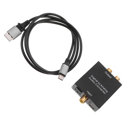 OSOLADY Digital to Analog Audio Converter Adapter R Output for Television Entertainment Player Game Console Coaxial Optical Signal to Analog Audio Splitter and Easy to Install