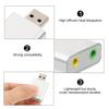 Aluminum USB External Sound Card Adapter Stereo Audio Interface with Headphone and Microphone Jack Compatible with Multiple Operating Systems Plug and Play Compact Design view 2