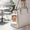 2PCS Mini Picture Frames, 2x3 Inch Photo Holder Storage Case for Instant Camera Film, Protective Box with Wrist Lanyard, Postcard Display Organizer, 3-Inch Transparen Pouch Accessories (Glitter Clear) view 4