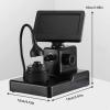 TYXFSMYXGS Diamond Inscription Viewer, 4.3" LCD Digital Microscope for Jewelry & Diamond Testing, 501000X Magnification Diamond Selector with Adjustable LED Fill Light and 1040mm Focus Range view 4