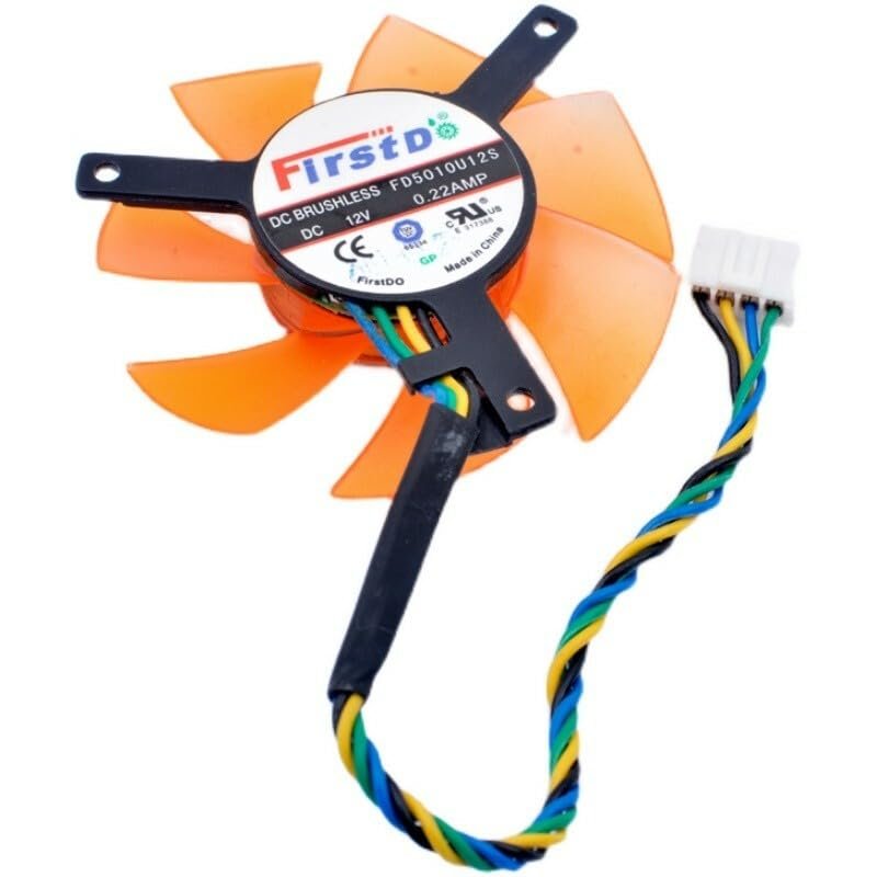 1PC PWM graphics card fan Firstd FD5010U12S DC 12V 0.22A 4-Pin