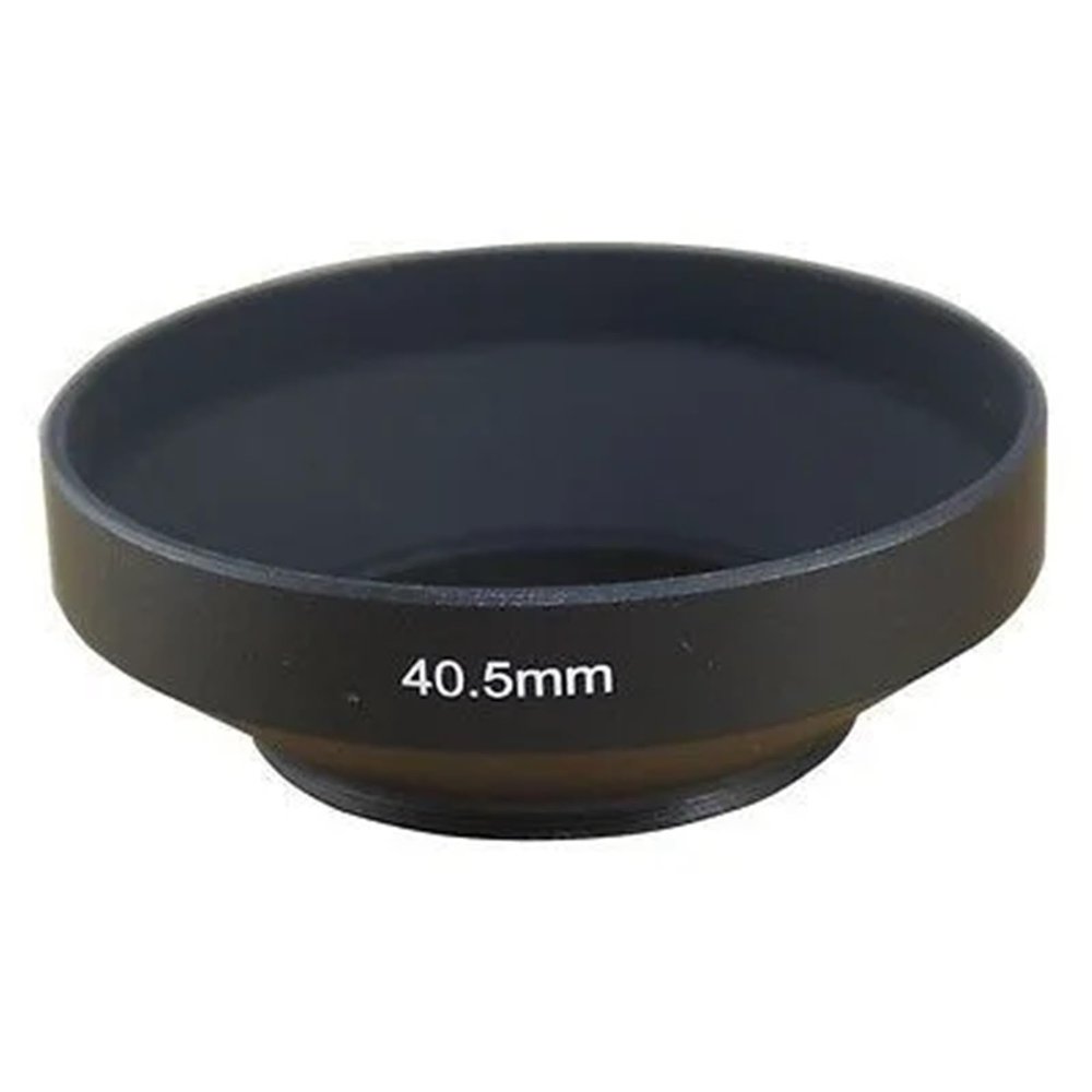 37 39 40.5 43 46mm Black Camera Metal Lens Hood Wide Angle Screw in Mount Lens Hood for Canon for Nikon Excellent(46mm)