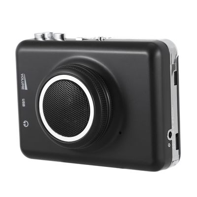 HONMEET USB Cassette to Converter Tape Player with Detachable Speaker Portable Music Player Go Playback and Easy Transfer Compatible with Laptop