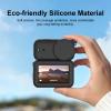 for DJI OSMO Nano, Full Coverage Silicone Case Anti Impact Anti Scratch Protective Cover, Sport Camera OsmoNano Soft Shell with Lens Cap (Black) view 2