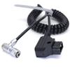 SZYingXian Power Coiled Cable D-tap/P-tap Male to Straight/Right Angle SF6 4Pin Female Power Spring Cord for PORTKEYS BM5 Monitor Power Cord (D-tap to Elbow SF6 4Pin Female) view 4