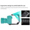 SEWACC Practical U-Shaped Video Rig Camera Holder Ergonomic Handheld Stabilizer Bracket for DSLR Camcorder Smartphone Lightweight with Dual Screw Mounts and Hex Wrench Black view 2