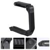SEWACC Practical U-Shaped Video Rig Camera Holder Ergonomic Handheld Stabilizer Bracket for DSLR Camcorder Smartphone Lightweight with Dual Screw Mounts and Hex Wrench Black view 4